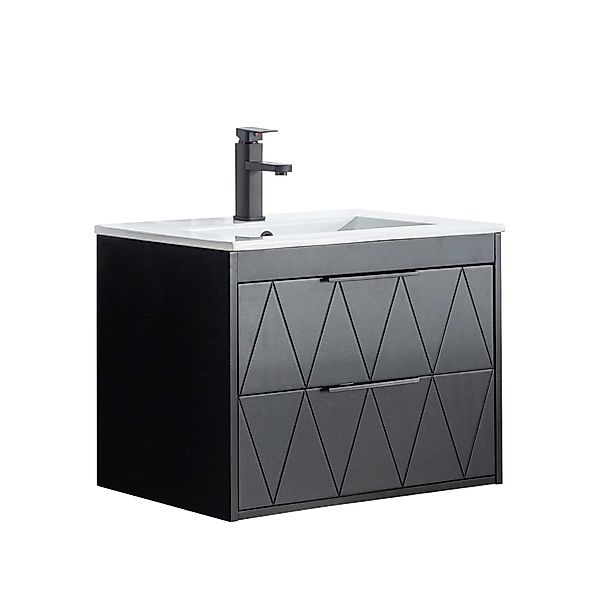 UEV Waschtisch mit Unterschrank, Waschbeckenunterschrank 60cm/75cm/90cm günstig online kaufen