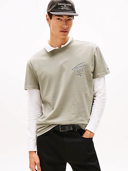 Tommy Jeans T-Shirt "TJM SIGN CITY TEE EXT", Rundhals, regular fit, großer günstig online kaufen