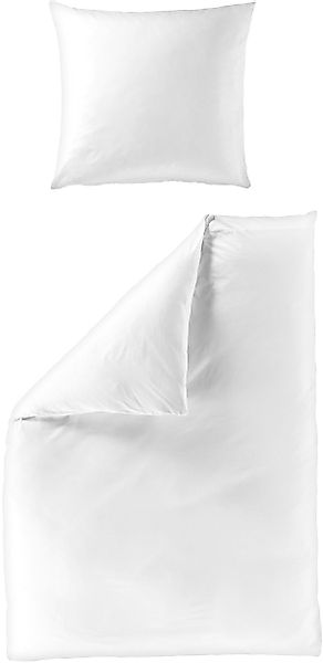 BIERBAUM Bettwäsche Elegant uni, Mako-Satin, 2 günstig online kaufen