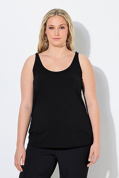 Ulla Popken Longtop Unterziehtop Slim Rundhalsausschnitt ärmellos günstig online kaufen