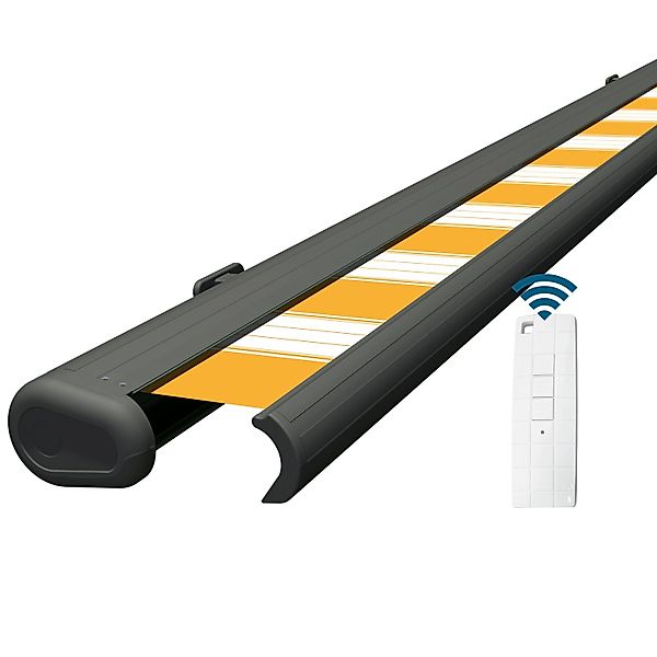 Eclipse Markise Elektrische Kassettenmarkise Gelenkarm Vollkassettenmarkise günstig online kaufen