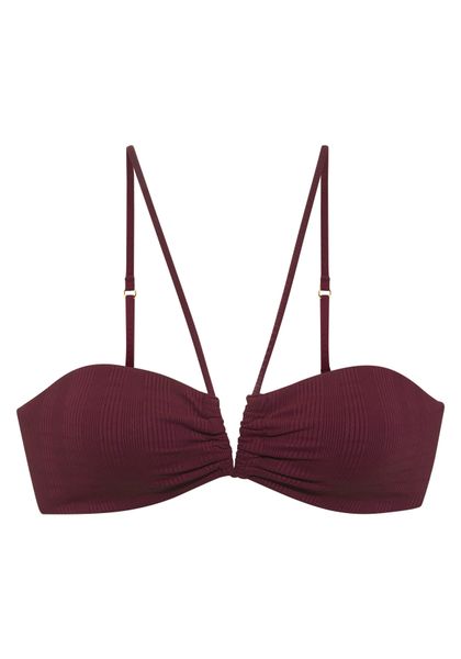 Copenhagen Studios Bandeau-Bikini-Top "Nela" mit V-förmigem Cut-Out vorn günstig online kaufen