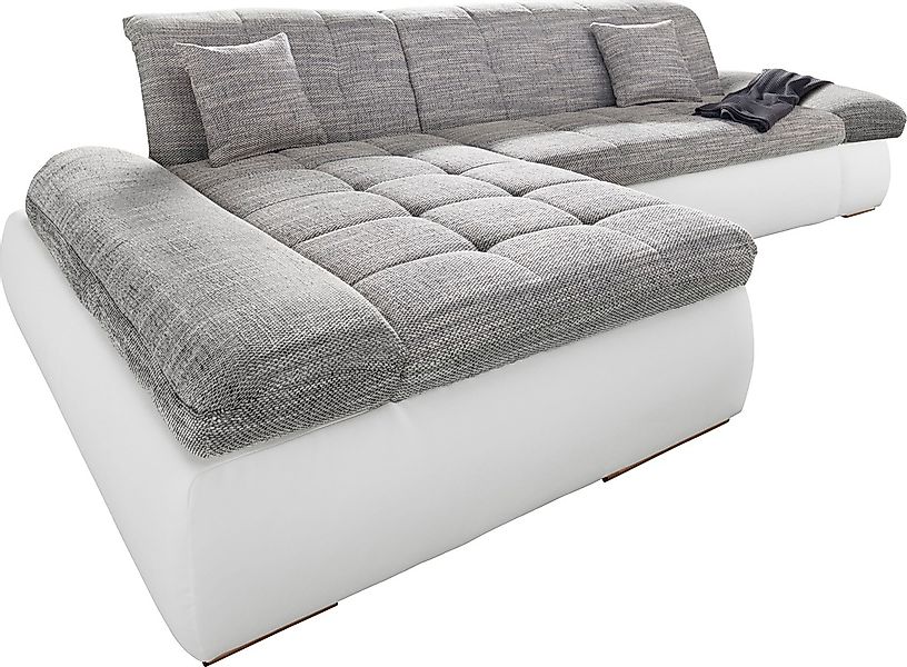 DOMO collection Ecksofa "Moric Luxus - B/T/H 300/172/80 cm, XXL-Format", L- günstig online kaufen
