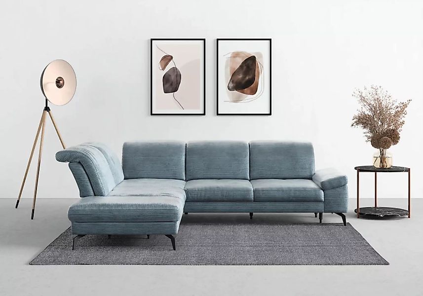 sit&more Ecksofa "Cabana L-Form", Ottomane, wahlweise mit Sitztiefen-,Armle günstig online kaufen