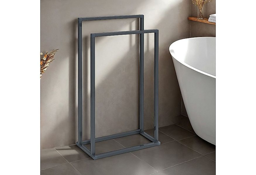 IDIMEX Handtuchständer MAILO, Handtuchhalter mit 2 Stangen freistehend ohne günstig online kaufen