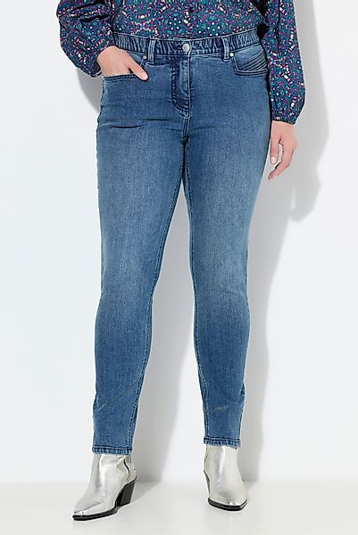 Ulla Popken 5-Pocket-Jeans Jeans Sarah Ziernähte günstig online kaufen