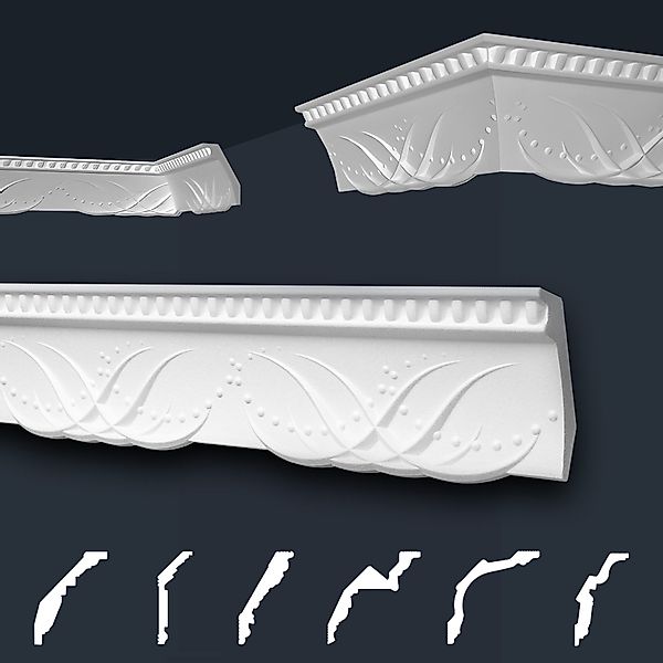 marbet design Stuckleiste B-46, 2 Meter, günstig online kaufen