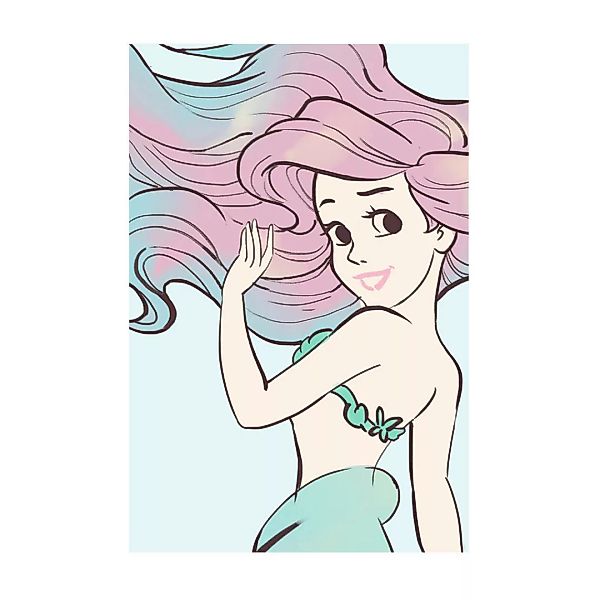 KOMAR Wandbild - Ariel Aquarell - Größe: 50 x 70 cm mehrfarbig Gr. one size günstig online kaufen