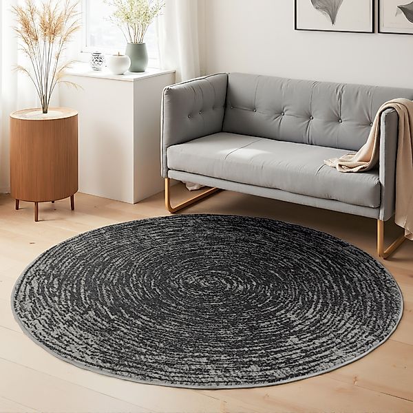 HANSE Home Teppich »Cavallo«, rund, 9 mm Höhe, Wohnzimmer, Schlafzimmer, Fl günstig online kaufen