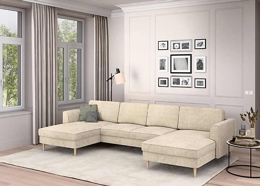 Home affaire Wohnlandschaft »Booster, whlw. mit Schlaffunktion & Bettkasten günstig online kaufen