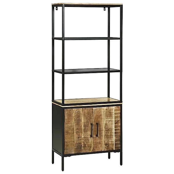 vidaXL Highboard Braun 70 x 35 x 180 cm Massivholz Mango 3310124 günstig online kaufen