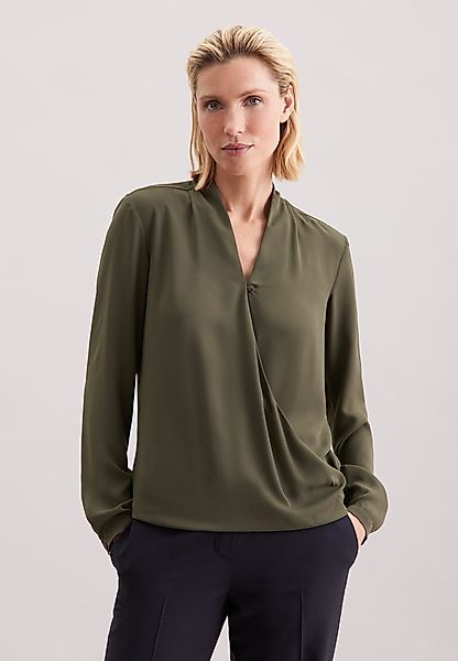 seidensticker Wickelbluse Schwarze Rose 1/1 V-Neck günstig online kaufen