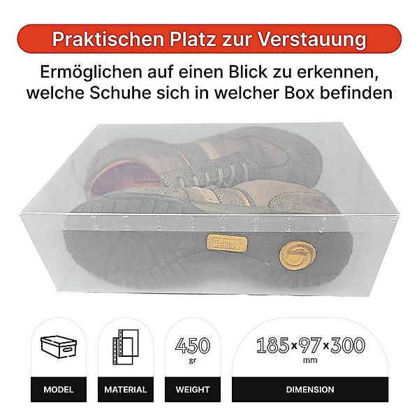 Dynasun Schuhbox Schuhbox PP368T (15 St), Schuhaufbewahrungsbox Platzsparen günstig online kaufen