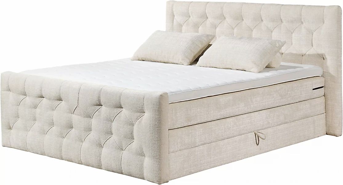 ED EXCITING DESIGN Boxspringbett »"Cashfield"! Topseller inkl. zwei Bettkäs günstig online kaufen
