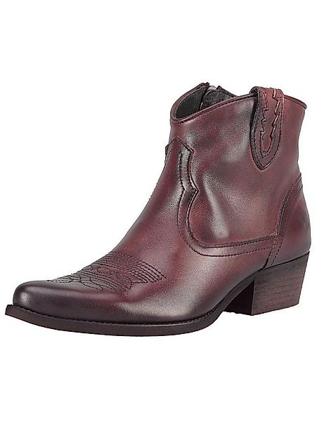 Felmini Stiefelette Leder . Cowboy Stiefelette günstig online kaufen