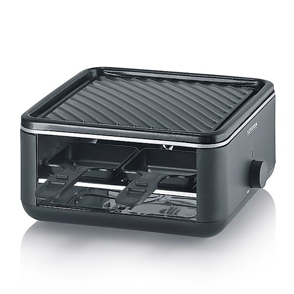 Severin Mini-Raclette-Grill RG 2360 Black Line Lite 800 W günstig online kaufen