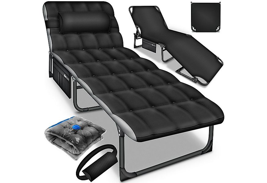 tillvex Feldbett Campingbett 280kg Campingliege klappbar Sonnenliege Feldbe günstig online kaufen