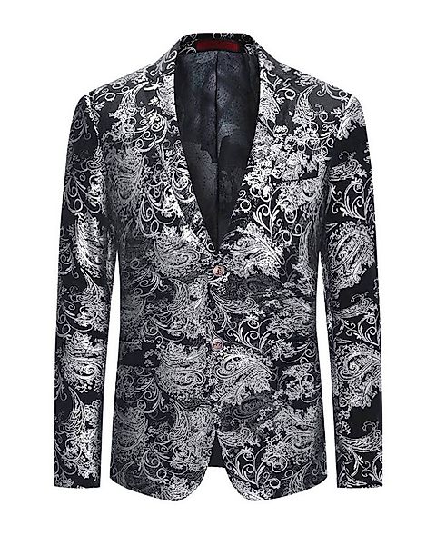 Allthemen Sakko Herren 2 Knöpfe Pailletten Blazer für Party günstig online kaufen