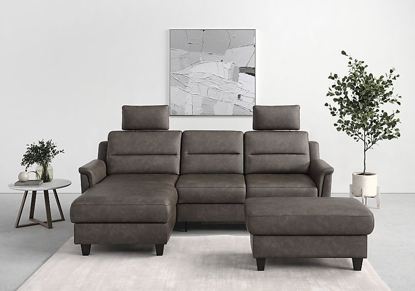 sit&more Ecksofa Farö L-Form, inklusive Federkern, günstig online kaufen