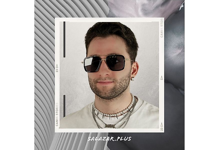 salazar.plus Sonnenbrille Pilotenbrille Rechteckig 2 Farben Herren Brille günstig online kaufen