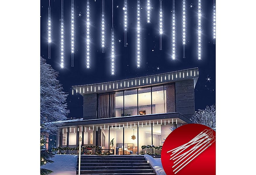 monzana Lichterkette, Meteorschauer 480 LED Außen Wasserdicht 10 Röhre je 5 günstig online kaufen