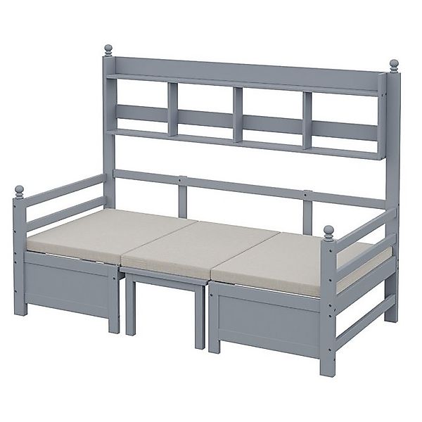 Gotagee Schlafsofa 2-in-1 Einzelbett 90x200cm Funktionsbett Gästebett Massi günstig online kaufen