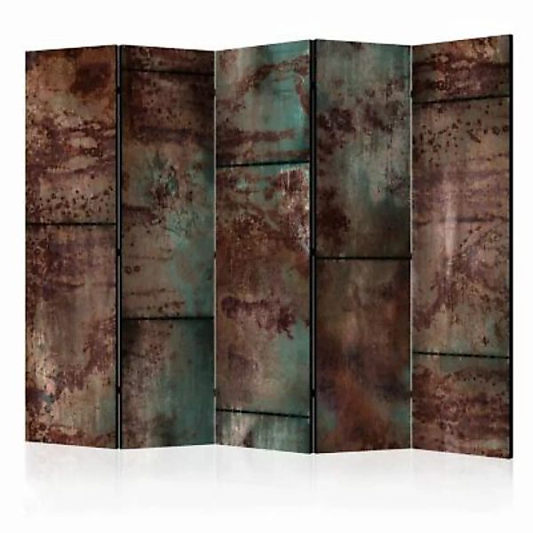 artgeist Paravent Dark Metal Sheet II [Room Dividers] grau-kombi Gr. 225 x günstig online kaufen