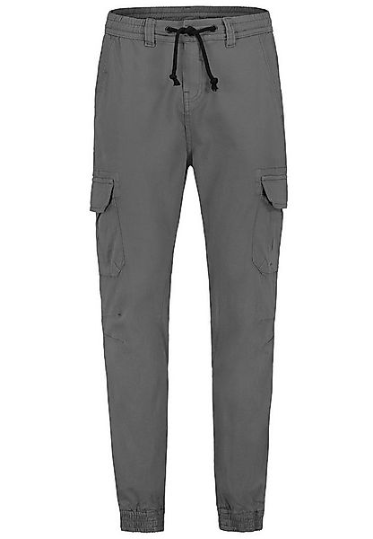 SUBLEVEL Cargohose mit elastischen Bündchen und Kordelzug Jogger Pants günstig online kaufen