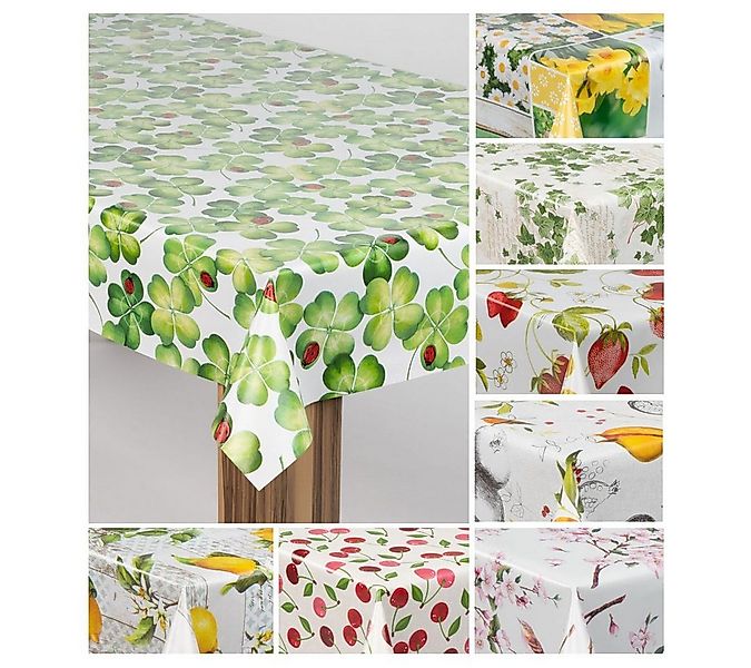 laro Tischdecke laro Wachstuch-Tischdecke Wachstischdecke Gartentischdecke günstig online kaufen