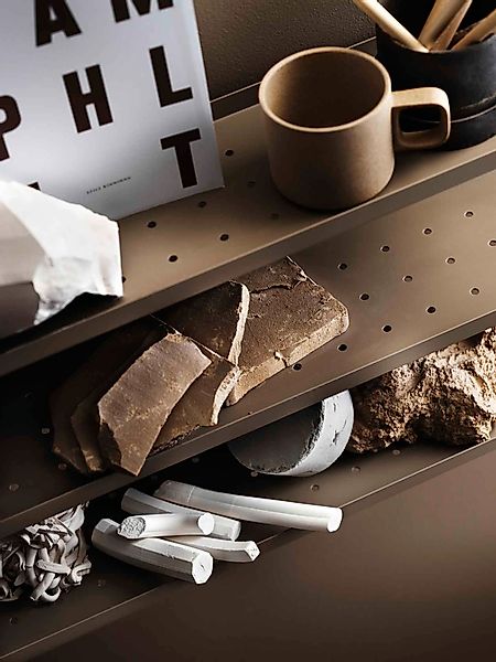 String System Regalboden Metall niedrige Kante Weiß 78/2/20 günstig online kaufen