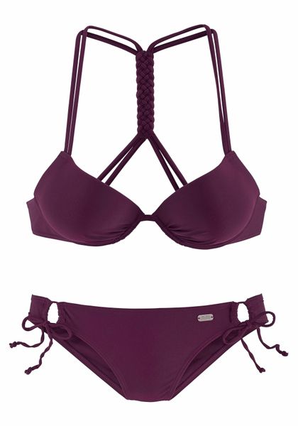 Buffalo Push-Up-Bikini mit geflochtenem Rückendetail günstig online kaufen