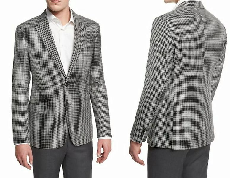 ARMANI COLLEZIONI Sakko Armani Collezioni M LINE Houndstooth Wool Anzug Sak günstig online kaufen