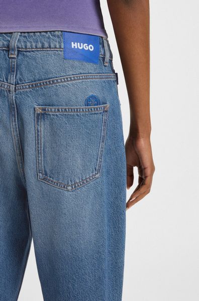 HUGO Blue 5-Pocket-Jeans Leni Loose Fit günstig online kaufen