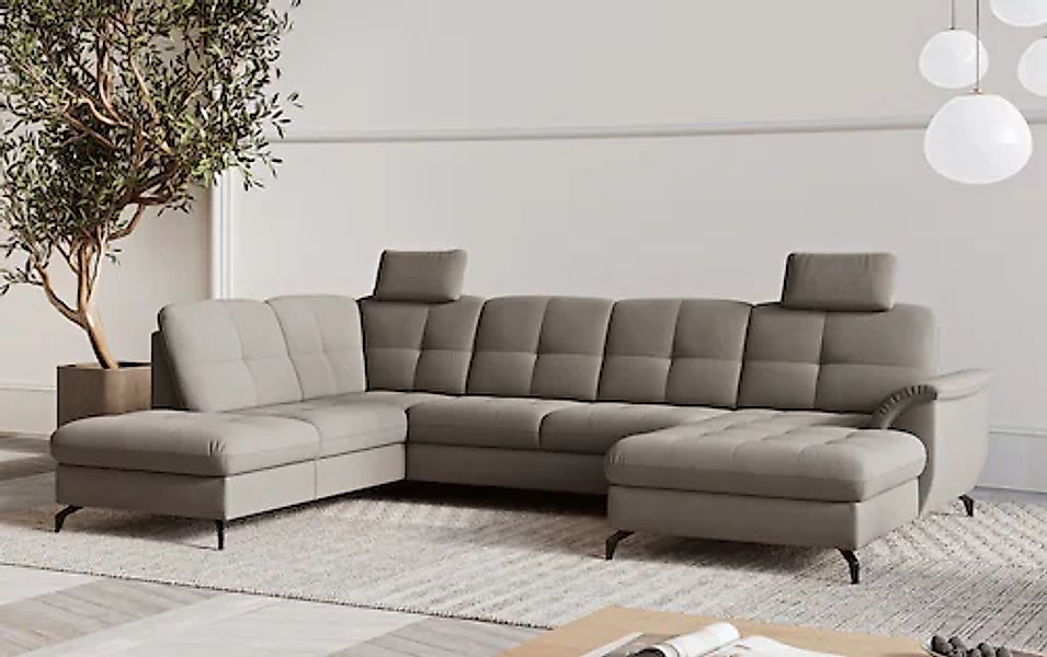 sit&more Wohnlandschaft »Zora U-Form«, wahlweise mit Bettfunktion und Bettk günstig online kaufen
