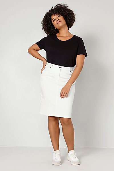 Dollywood Jeansrock Jeansrock Straight Fit 5-Pocket günstig online kaufen