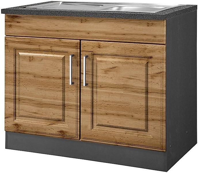 HELD MÖBEL Spülenschrank "Stockholm", hochwertige MDF-Fronten günstig online kaufen