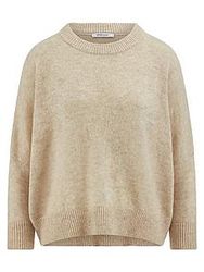 Rundhals-Pullover Peter Hahn beige günstig online kaufen