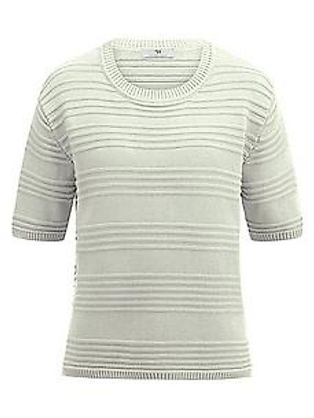 Rundhals-Pullover Peter Hahn grau günstig online kaufen