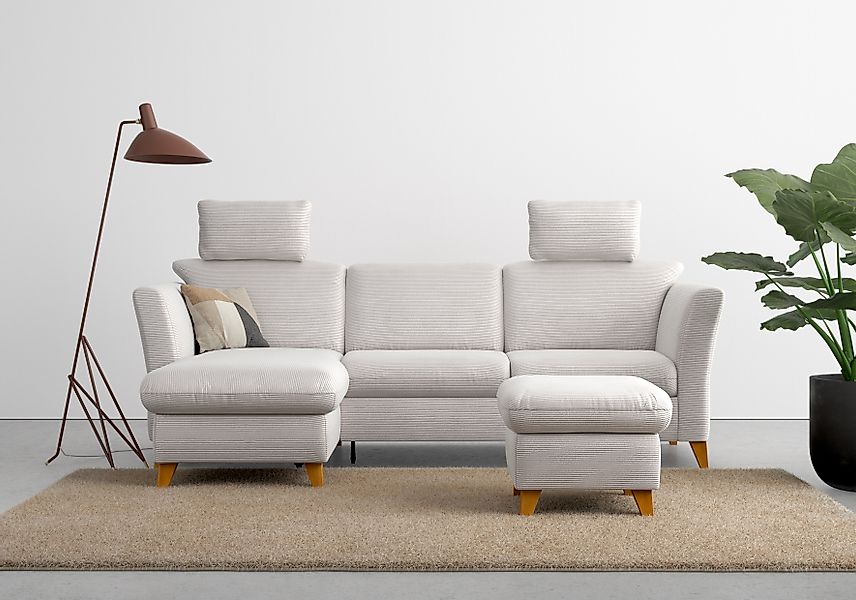 Home affaire Ecksofa »Trelleborg L-Form« wahlweise mit Bettfunktion und Bet günstig online kaufen