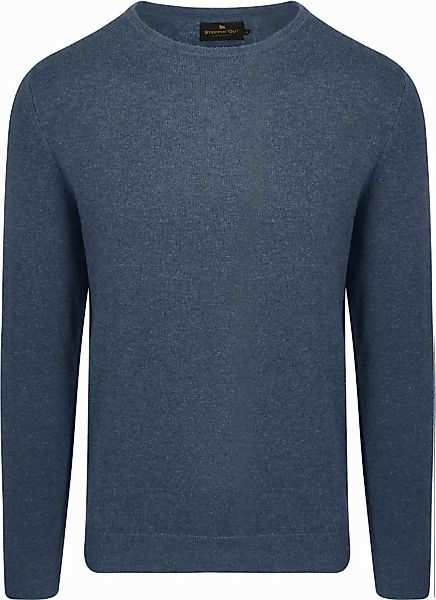 Steppin' Out Pullover Merinowolle Kobaltblau - Größe XXL günstig online kaufen