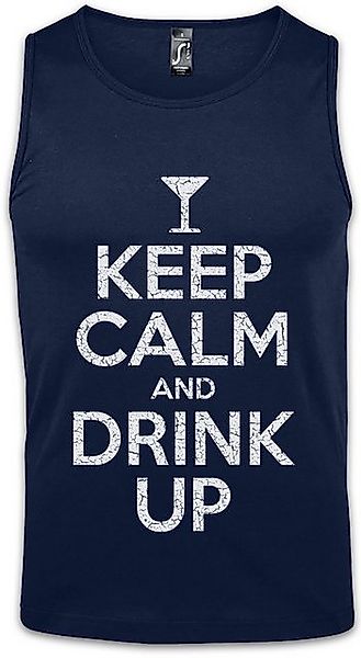 Urban Backwoods Tanktop Keep Calm And Drink Up Ärmelloses T-Shirt Disko Dis günstig online kaufen