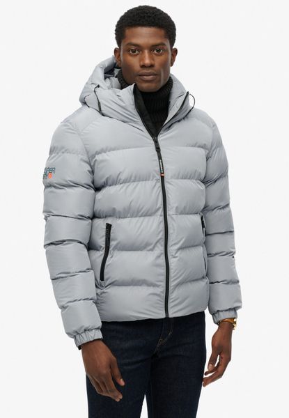 Superdry Steppjacke "HOODED SPORTS PUFFER JACKET" mit Kapuze günstig online kaufen