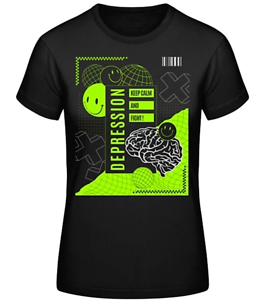 Fight Depression · Frauen Basic T-Shirt günstig online kaufen