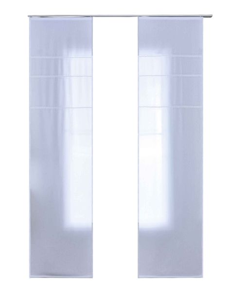 Gardinenbox Schiebegardine (2 St), Paneelwagen, halbtransparent, günstig online kaufen
