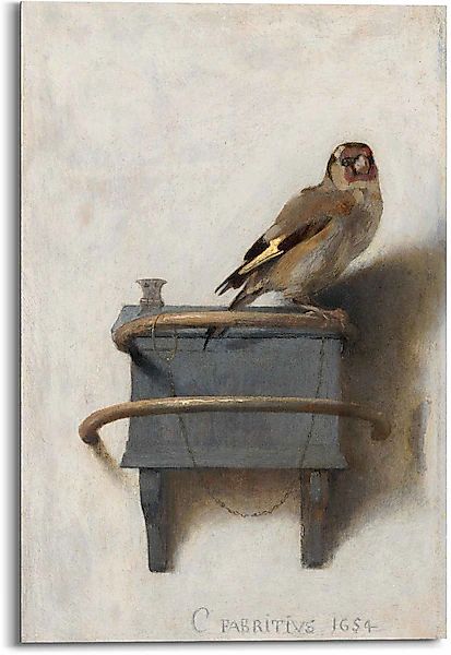 Reinders! Wandbild »Wandbild Der Distelfink Carel Fabritius - Vogel - Kunst günstig online kaufen