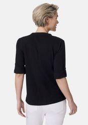 STOOKER WOMEN 3/4-Arm-Shirt "MARIE T-Shirt 3/4 - Arm" Regular Fit Slub Yarn günstig online kaufen