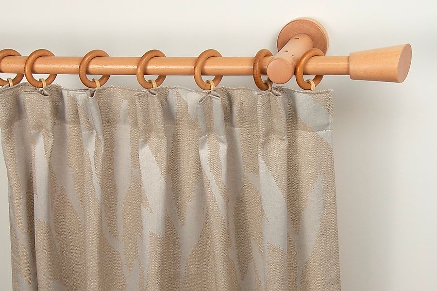 GARESA Gardinenstange »CLASSICO MOLIS«, 1 läufig-läufig, Wunschmaßlänge, Vo günstig online kaufen