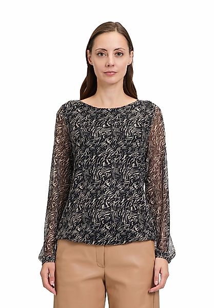 Betty&Co Kurzarmshirt "Damen mit Raffung", 1 Stk. Druck günstig online kaufen