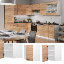 Vicco Eckhängeschrank Fame-Line, Goldkraft Eiche/Weiß, 57 günstig online kaufen