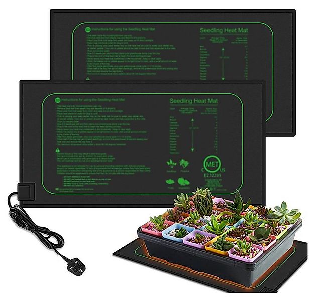 QUBEBU Heizmatten Wasserdichte Pflanzenheizmatte, Heizmatte, Sämling Wärmem günstig online kaufen